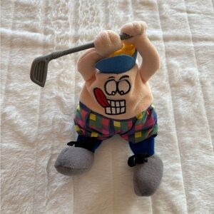 Plaid Golfing “McDivot” Stuffed Animal